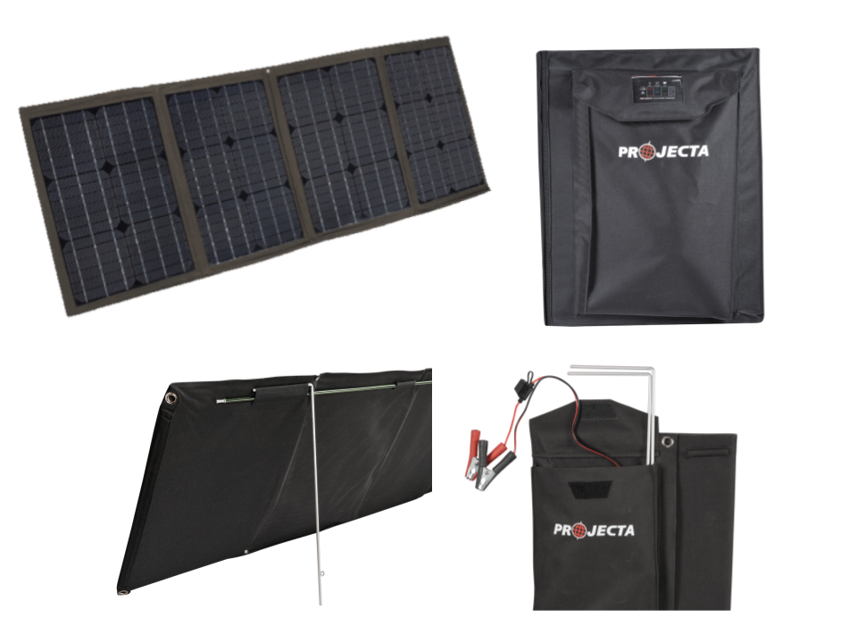 PROJECTA MONOCRYSTALLINE 12 VOLT 80 WATT SOFT FOLDING SOLAR PANEL KIT (LP-SPM80K)