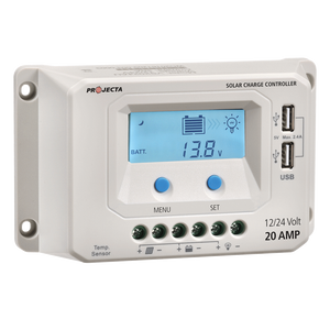 PROJECTA AUTOMATIC 12/24V 20A 4 STAGE SOLAR CHARGE SMART CONTROLLER (LP-SC220)
