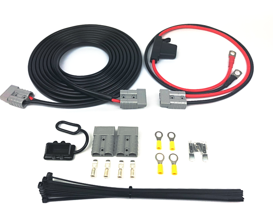 LIGHTNING Quick Connect Dual Battery Wiring Kit (LP-DBWK8MM-QC)