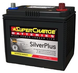 SUPERCHARGE SILVER-PLUS AUTOMOTIVE BATTERY RANGE