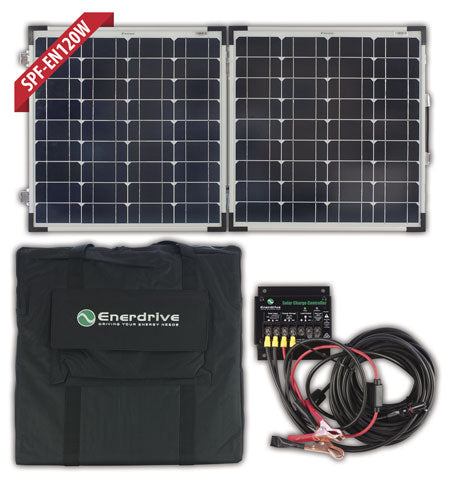 ENERDRIVE 120W Folding Solar Panel Kit (BW-SPF-EN120W)