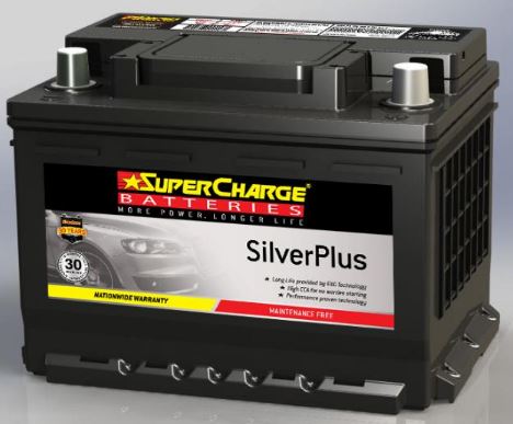 SUPERCHARGE SILVER-PLUS (European Automotive) Battery SMF53L (530CCA) IN-STORE PICK UP ONLY