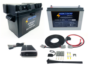 LIGHTNING Premium Fridge & Power Package - 55L Fridge/Freezer + 120AH Power Package (LP-PFP-P)