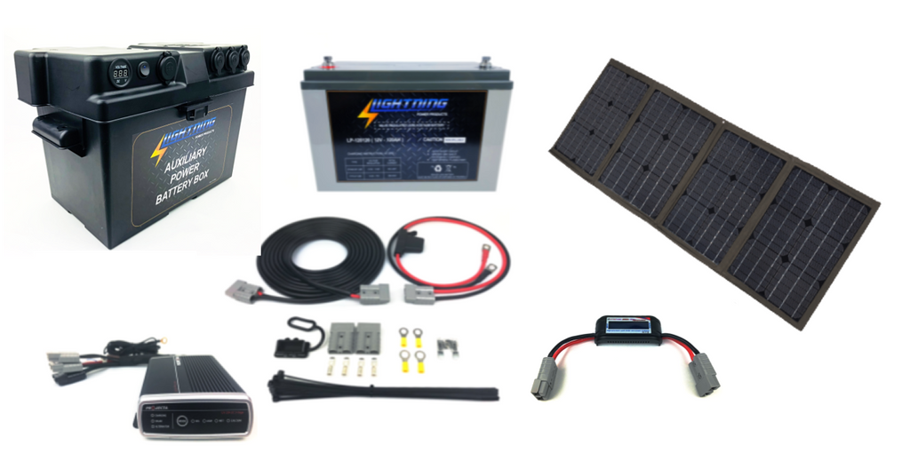 LIGHTNING Premium Portable Solar & Power Package (LP-PSPP-P)