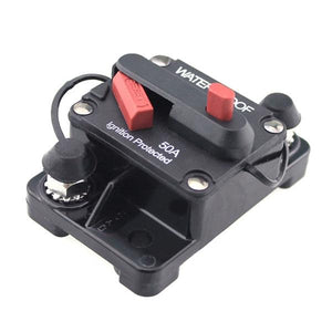 LIGHTNING 50A MANUAL RESET CIRCUIT BREAKER - Ignition Protected (LP-MCB50)