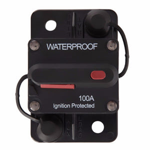 LIGHTNING 100A MANUAL RESET CIRCUIT BREAKER - Ignition Protected (LP-MCB100)