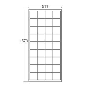 PROJECTA POLYCRYSTALLINE 12V 120W FIXED SOLAR PANEL (LP-SPP120)