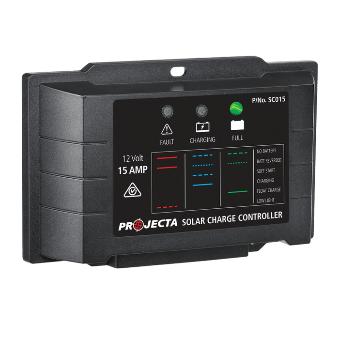 PROJECTA AUTOMATIC 12V 15A 4 STAGE SOLAR CHARGE CONTROLLER (LP-SC015)