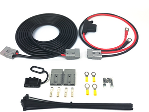 LIGHTNING Quick Connect Dual Battery Wiring Kit + 25A DCDC Charger (LP-DBWK8MMDCDC-QC)